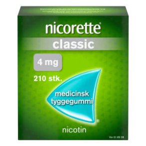  NICORETTE CLASSIC MED.TYG. 4MG 210 ST