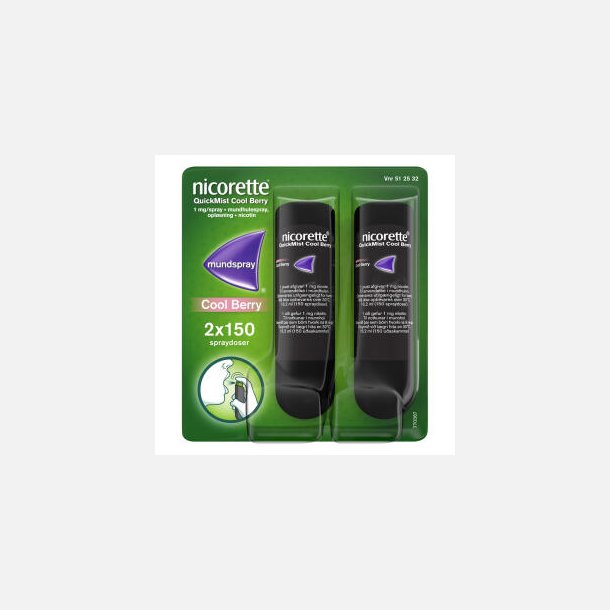  NICORETTE QUICKMIST 1MG/DOSIS 2X 150 DOSER