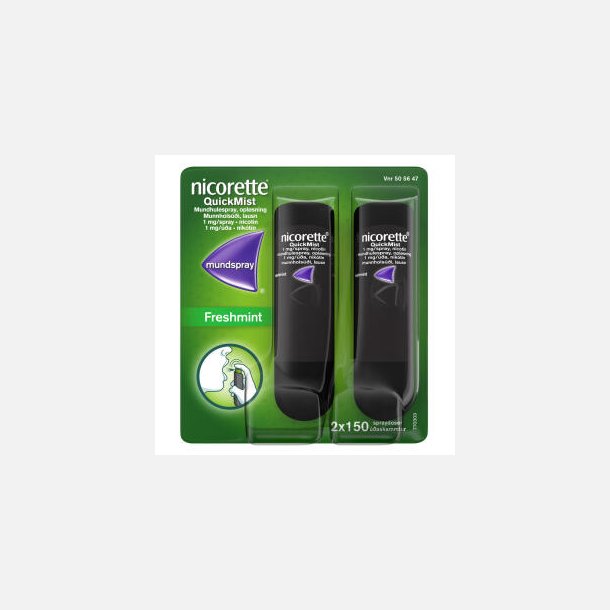  NICORETTE QUICKMIST 1MG/DOSIS 2X 150 DOSER