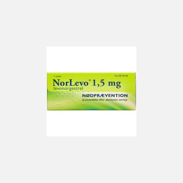 NORLEVO TABL 1,5 MG 1 ST