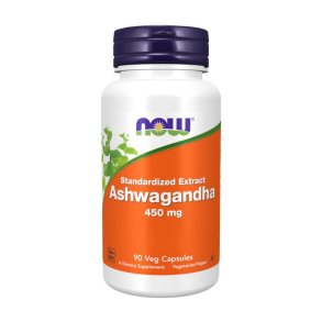 NOW Foods Ashwagandha Ekstrakt 450mg  90 kapsler