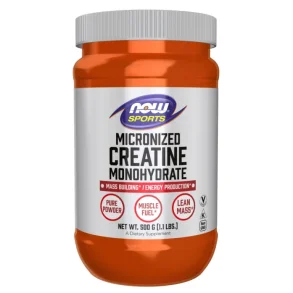NOW Foods Creatinemonohydrat Microniseret Pulver 500g