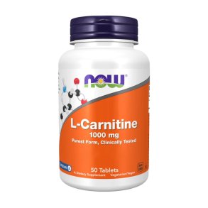 NOW Foods L-Carnitin 1000mg 50 tablets 