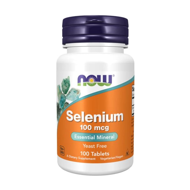 NOW Foods Selen 100 mcg  250 tabletter