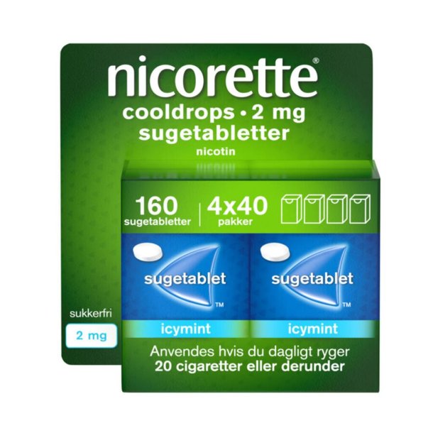 Nicorette Cooldrops Sugetabletter 2mg