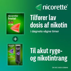  Nicorette Invisi Depotplastre 10mg/16t 14.stk
