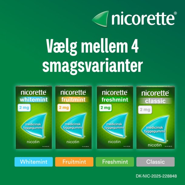 Nicorette Freshmint Medicinsk tyggegummi 4mg 