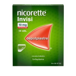  Nicorette Invisi Depotplastre 10mg/16t 14.stk