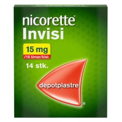 Nicorette Invisi Depotplastre 15mg/16t 