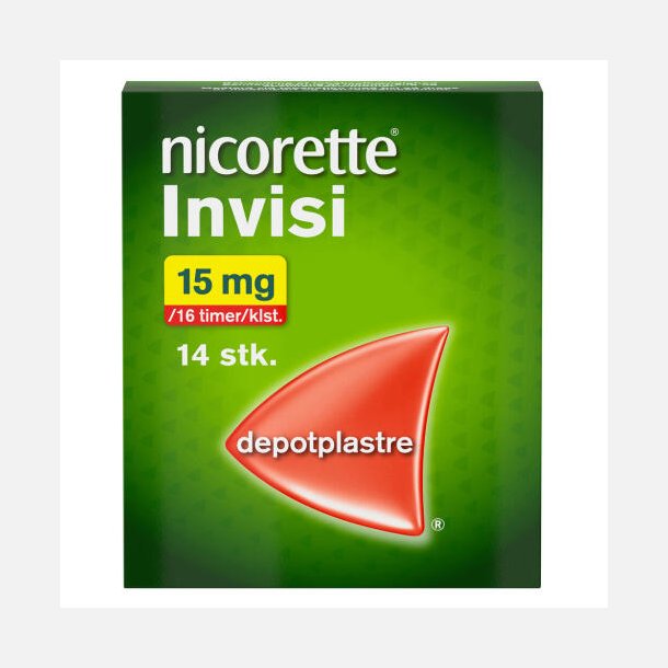 Nicorette Invisi Depotplastre 15mg/16t 