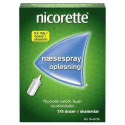Nicorette N�sespray 500 mikg/ds 175ds