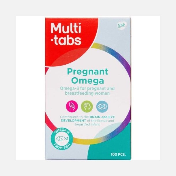 Multi-Tabs Pregnant Omega 100 stk.