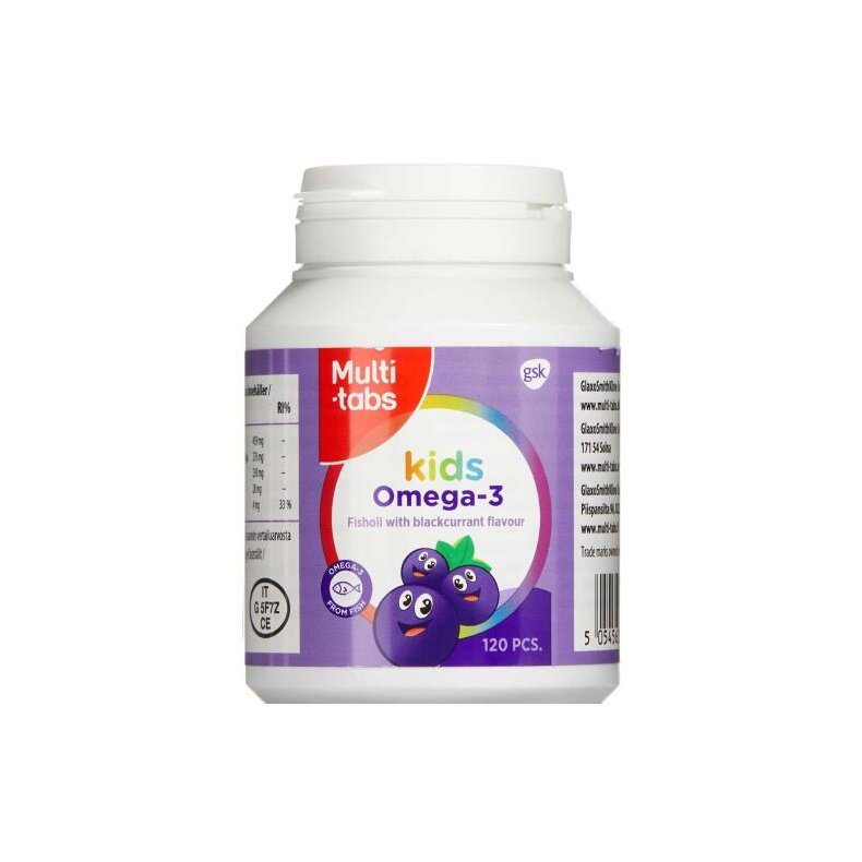 Multi-Tabs Omega-3 Kids Kapsler 120 stk.