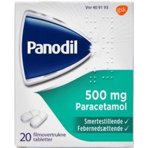 Panodil Tabletter 500mg 20STK +18 r