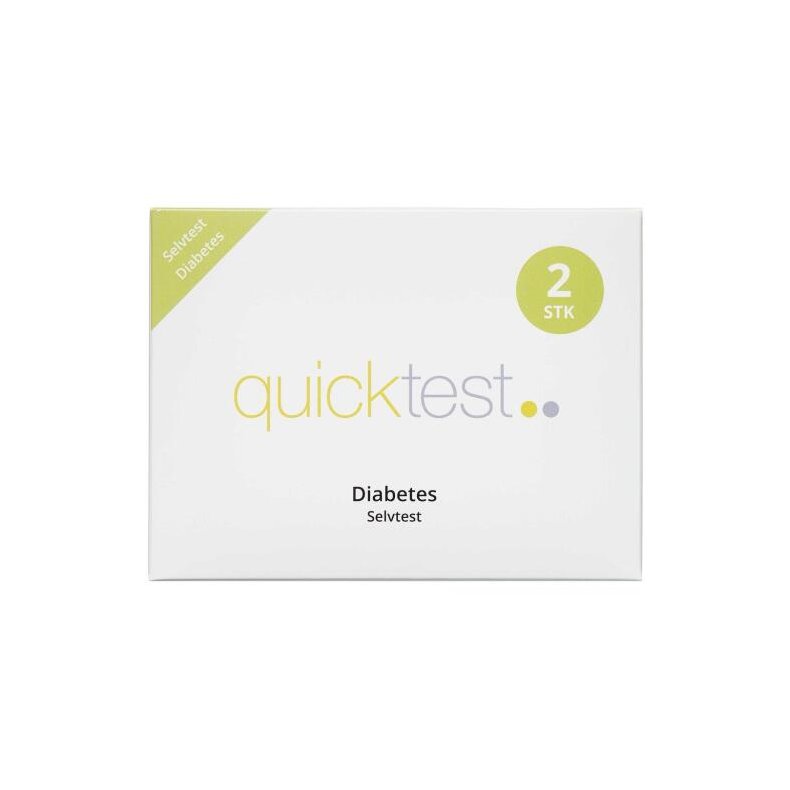 Quicktest Diabetes 2 stk.