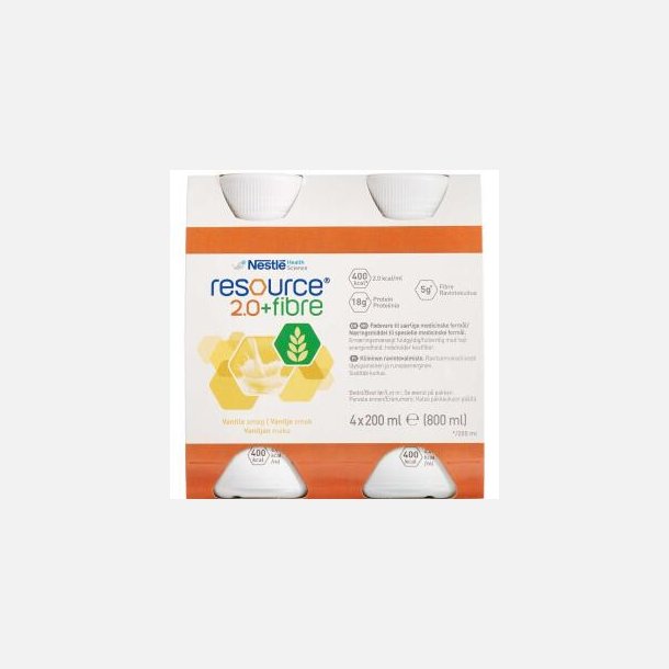RESOURCE 2,0+ FIBRE  4X200 ML