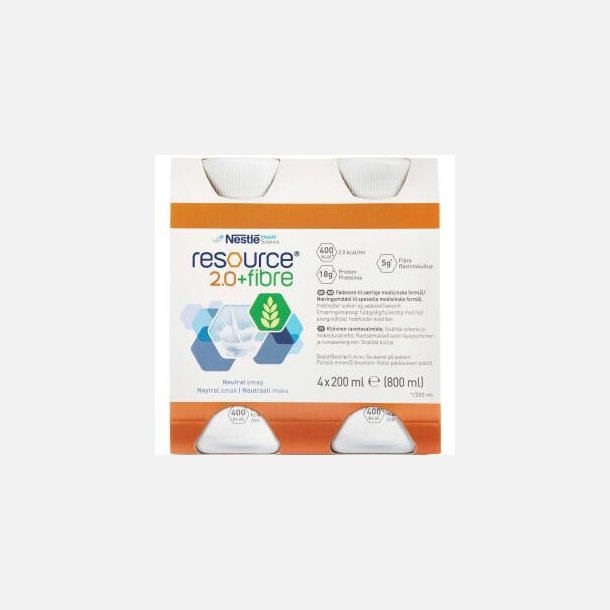 RESOURCE 2,0+ FIBRE  4X200 ML
