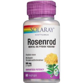 Solaray Rosenrod 500 mg 60 stk.