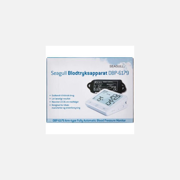 Seagull�Blodtryksapparat til overarm DBP-6179