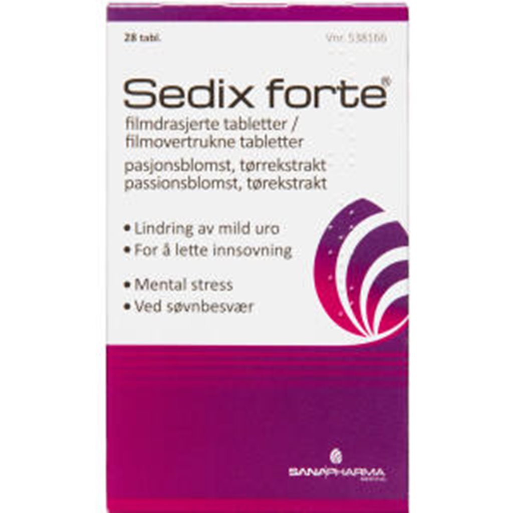 Sedix Forte Tabl 28.stk - Øvrige kosttilskud - Dansk Homøopatisk Apotek