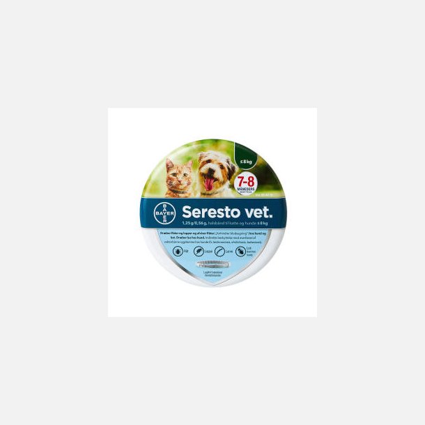 SERESTO VET KAT/HUND UNDER 8KG 1 HALSBND