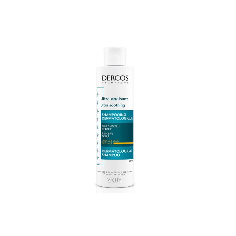 VichyDercos Ultra Soothing Sulfate Free Shampoo til trt hr 200 ml