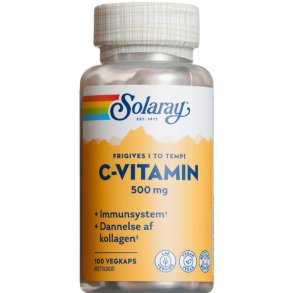 Solaray C-vitamin 500mg 100 kapsler
