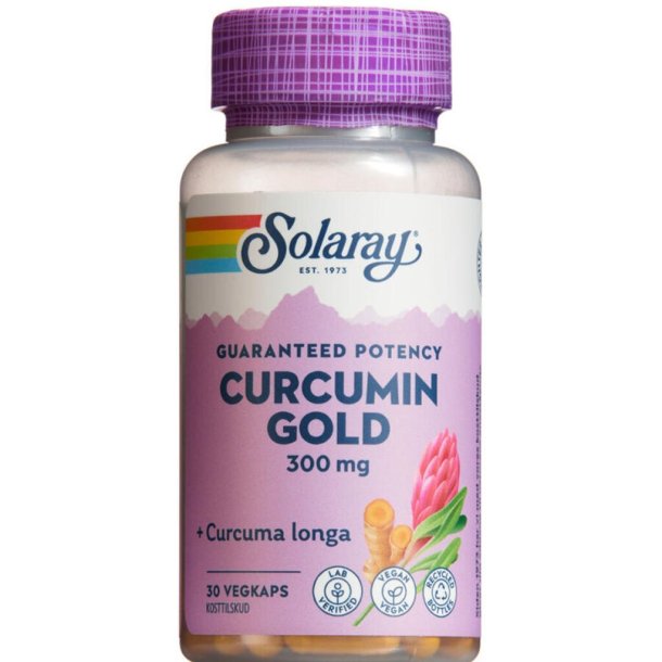 Solaray Curcumin Gold 30 kapsler 