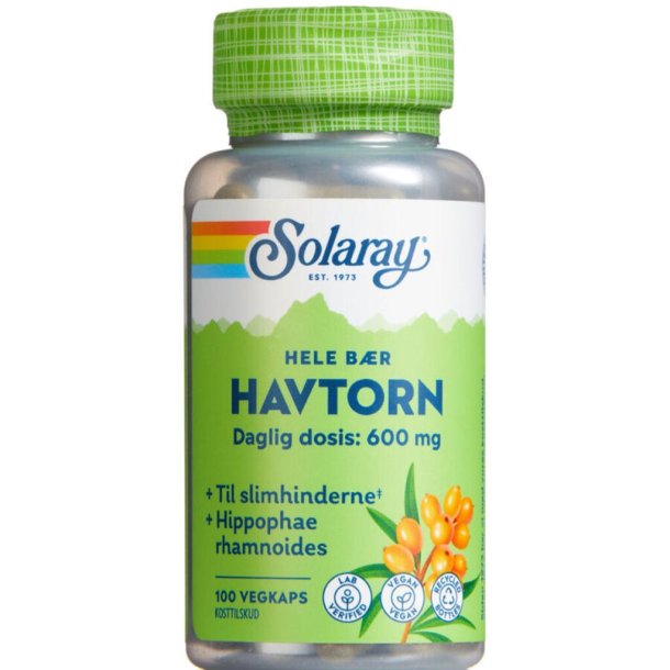 Solaray Havtorn Kapsler 100.stk