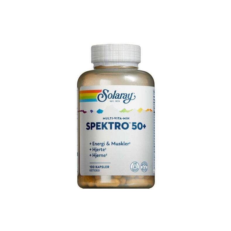 Solaray Spektro 50+ Multivitamin 100 stk.