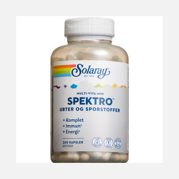 Solaray Spektro multi-vitamin 200 stk.