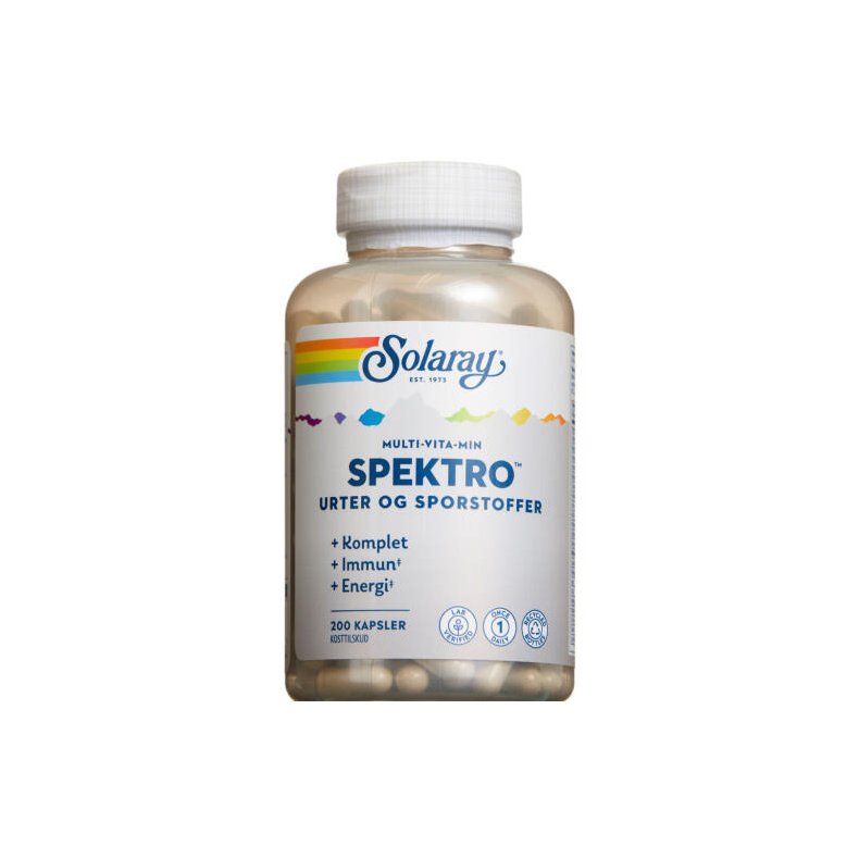 Solaray Spektro multi-vitamin 200 stk.