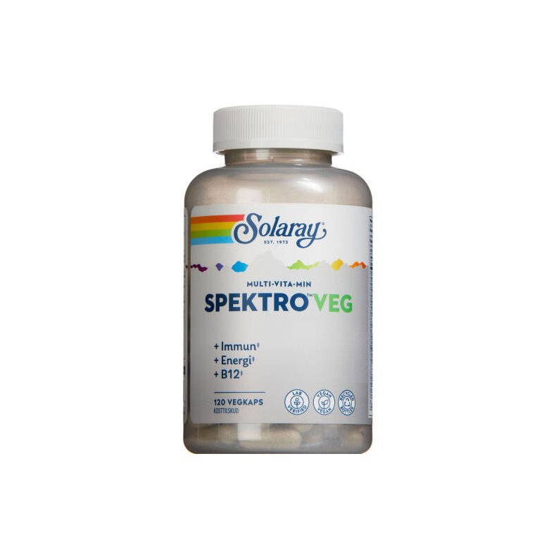 Solaray SpektroVeg Multivitamin 120 stk.