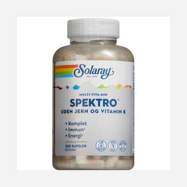 Solaray Spektro Multivitamin 200 stk.