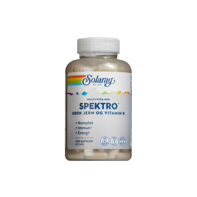 Solaray Spektro Multivitamin 200 stk.