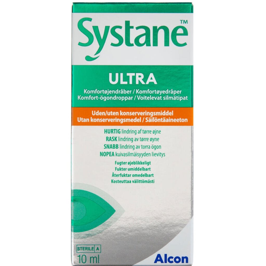 Systane Ultra Komfortøjendråber 10 ml - Øjne & Ører - Dansk Homøopatisk ...
