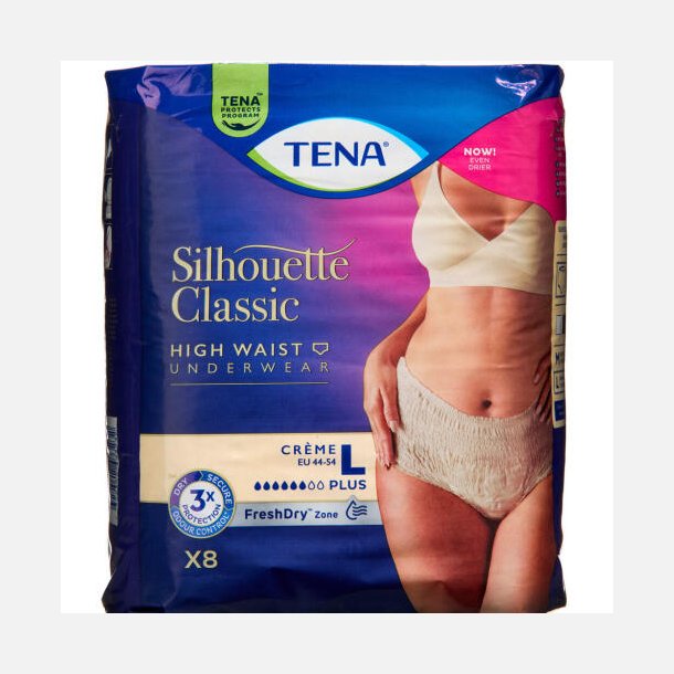 Tena Silhouette Classic Plus High Waist Str. L
