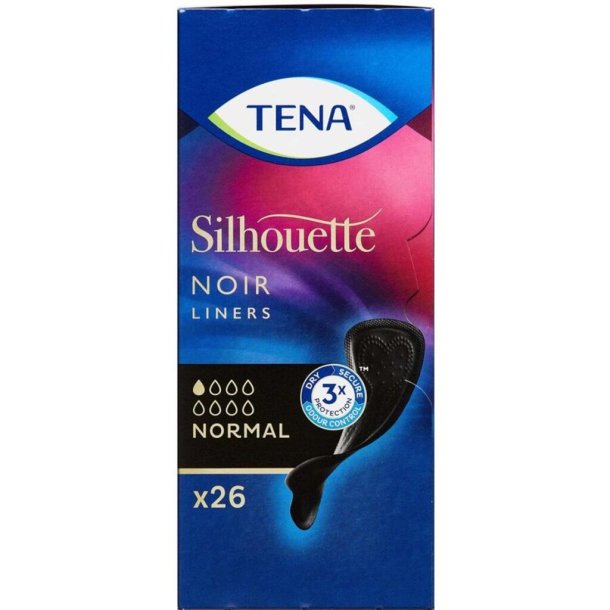 Tena Silhouette Noir Normal 26.stk