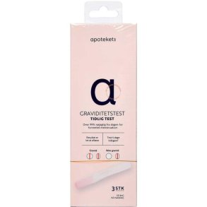 Apotekets Graviditetstest Tidlig 3 stk.
