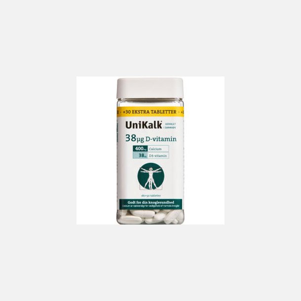  UNIKALK 38 MIKG D-VIT. 180+30 ST