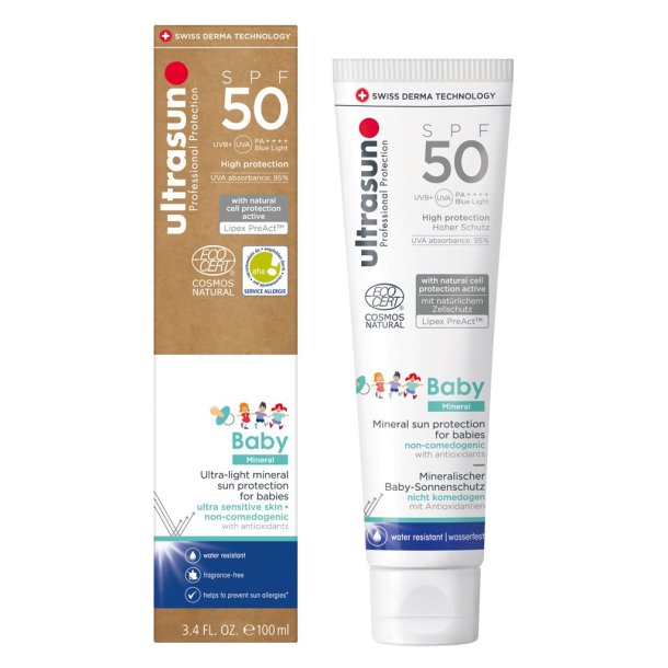 Ultrasun Baby Mineral SPF50 100ml