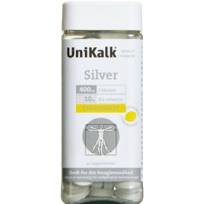UniKalk Silver 90 stk. Tyggetabletter