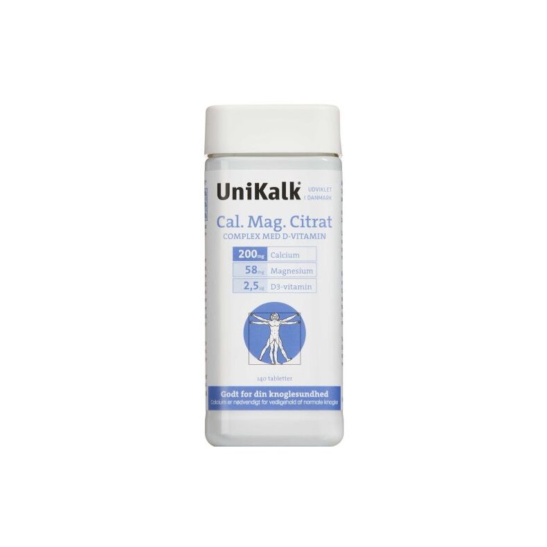 UniKalkCal-Mag-Citrat 140 stk.