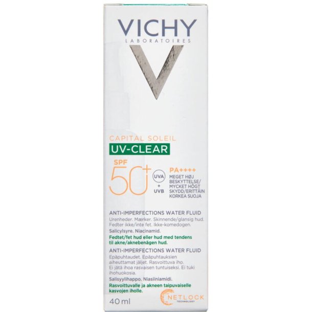 Vichy�Capital Soleil UV-Clear Matterende Solcreme til ansigt SPF50+ 40ml