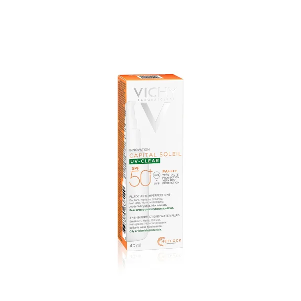 VichyCapital Soleil UV-Clear Matterende Solcreme til ansigt SPF50+ 40 ml