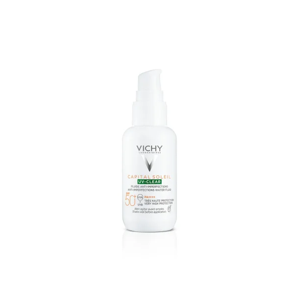 VichyCapital Soleil UV-Clear Matterende Solcreme til ansigt SPF50+ 40 ml