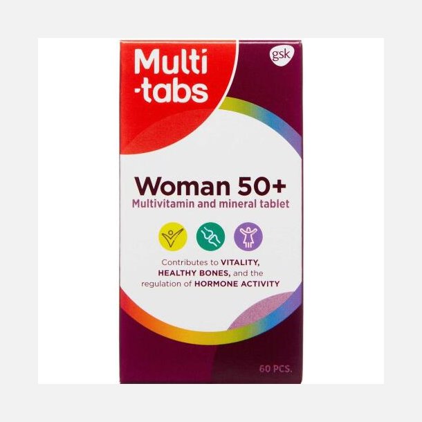 Multi-Tabs Woman 50+ 60 stk.