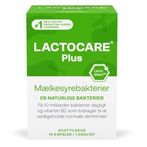 Lactocare plus kapsler 15.stk
