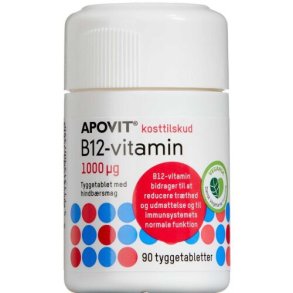 Apovit B12 1000 mikro gram 90stk