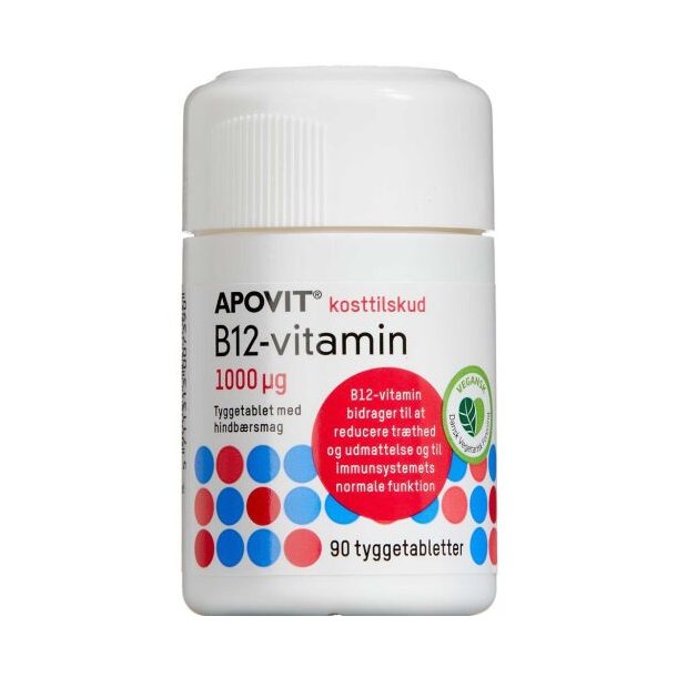 Apovit B12 1000 mikro gram 90stk